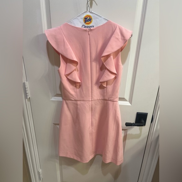 French Connection Peach Ruffle Mini Dress - Picture 2 of 3